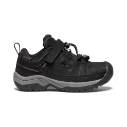 Keen Little Kids' Targhee Waterproof Shoe | Black/Steel Grey