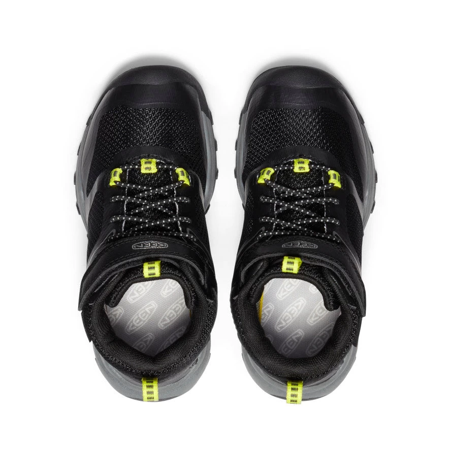 Keen Little Kids' Wanduro Waterproof Boot | Black/Silver 4 Keen Little Kids' Wanduro Waterproof Boot | Black/Silver - Image 4