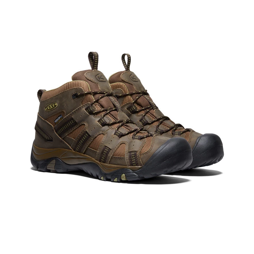 Keen Men's Siskiyou Waterproof Mid | Dark Olive/Olive Drab 2 Keen Men's Siskiyou Waterproof Mid | Dark Olive/Olive Drab - Image 2