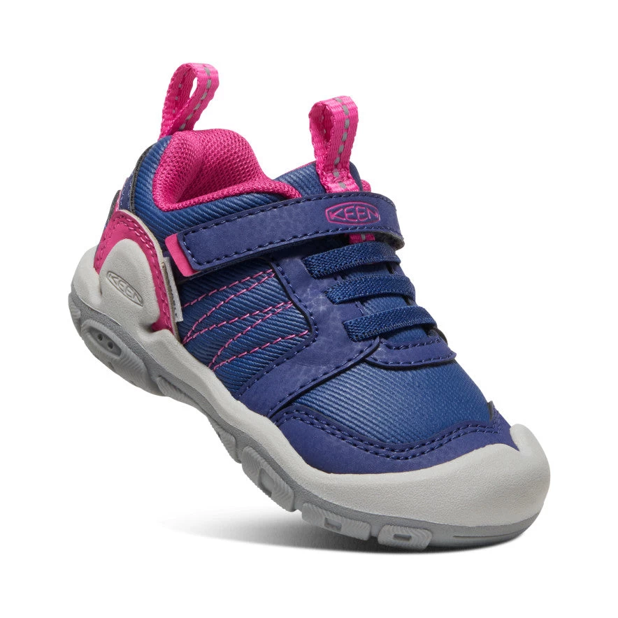 Keen Toddlers' Knotch Peak Sneaker | Blue Depths/Pink Peacock 3 Keen Toddlers' Knotch Peak Sneaker | Blue Depths/Pink Peacock - Image 3