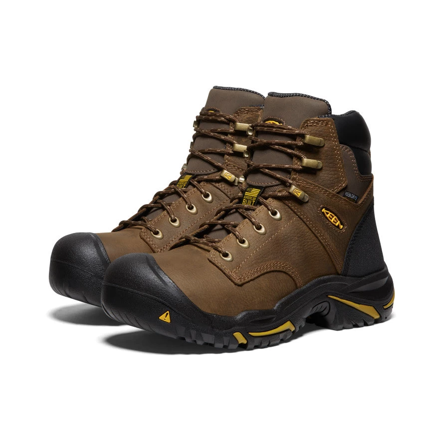 Keen Men's Mt Vernon 6" Waterproof Boot (Soft Toe) | Cascade Brown 2 Keen Men's Mt Vernon 6" Waterproof Boot (Soft Toe) | Cascade Brown - Image 2