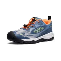 Keen Big Kids' Wanduro Speed Hiking Shoe | Vintage Indigo/Tangerine -Fashion Shoes 07aeb459f23a6017e728e3701f6cd9fd016d9778