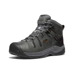 Keen Men's Flint II Waterproof Mid (Soft Toe) | Steel Grey/Tortoise Shell -Fashion Shoes 0a5aa2cbdd6f678b113fe5f415db1b2df010ced6
