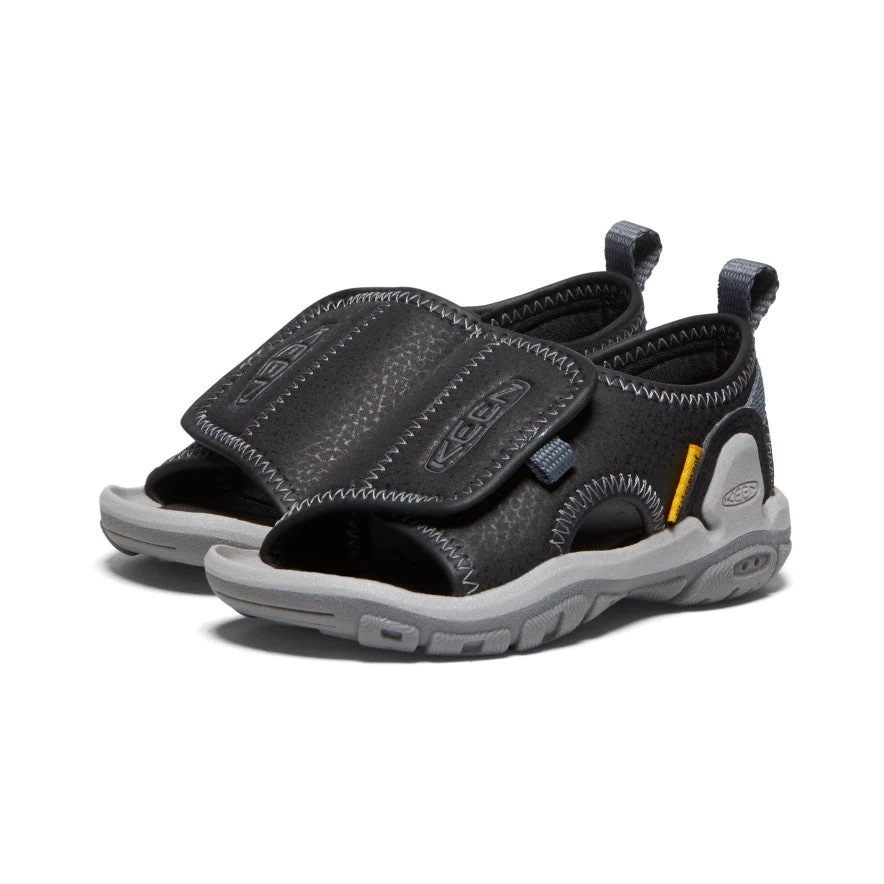 Keen Toddlers' Knotch River Open-Toe | Black/Steel Grey 2 Keen Toddlers' Knotch River Open-Toe | Black/Steel Grey - Image 2