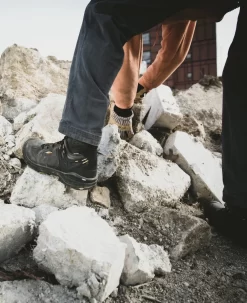 Keen Men's Dover 6" Waterproof (Carbon-Fiber Toe) | Magnet/Black -Fashion Shoes 1021469 PDP RightImage