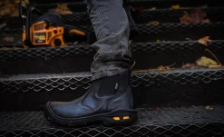 Keen Men's Juneau Romeo Waterproof Boot (Carbon-Fiber Toe) | Black/Black -Fashion Shoes 1025581 PDP TopImage