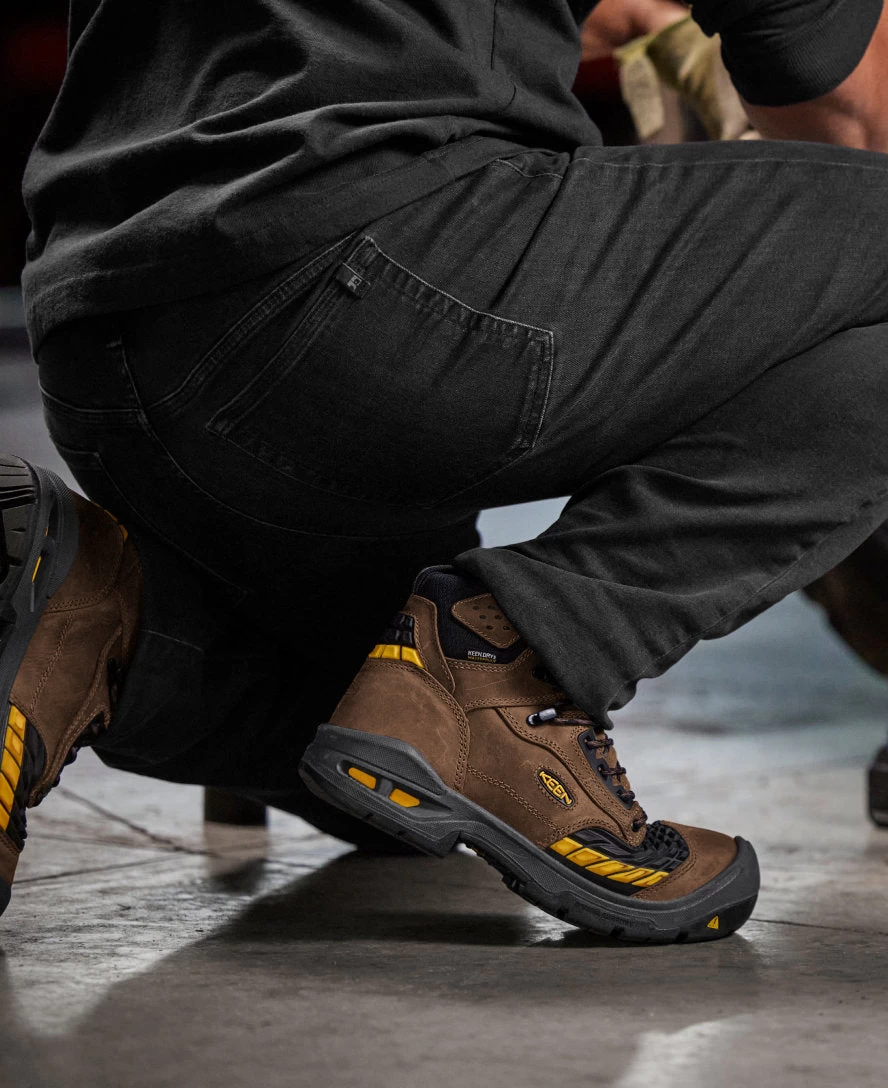 Keen Men's Troy 6" Waterproof Boot (Carbon-Fiber Toe) | Dark Earth/Black 6 Keen Men's Troy 6" Waterproof Boot (Carbon-Fiber Toe) | Dark Earth/Black - Image 6