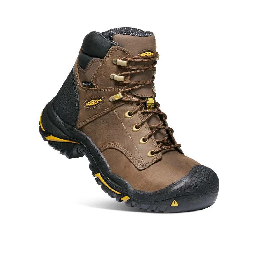 Keen Men's Mt Vernon 6" Waterproof Boot (Steel Toe) | Cascade Brown 3 Keen Men's Mt Vernon 6" Waterproof Boot (Steel Toe) | Cascade Brown - Image 3