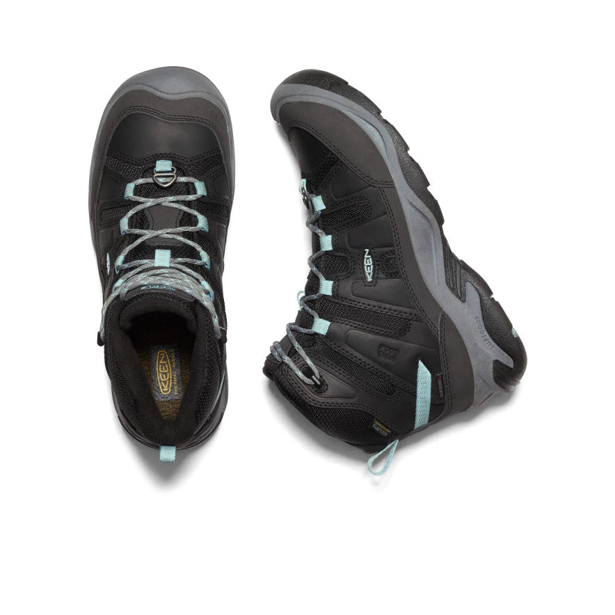 Keen Women's Circadia Polar Waterproof Boot | Black/Cloud Blue 4 Keen Women's Circadia Polar Waterproof Boot | Black/Cloud Blue - Image 4