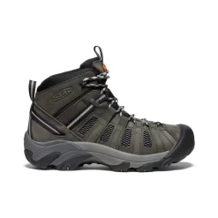 Keen Men's Voyageur Mid | Steel Grey/Scarlet Ibis