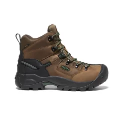 Keen Men's Pittsburgh Energy 6" Waterproof Boot (Carbon-Fiber Toe) | Cascade Brown/Greener Pastures