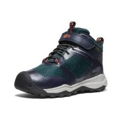 Keen Little Kids' Wanduro Waterproof Boot | Sky Captain/Sea Moss -Fashion Shoes 16328ca6ecec18f6bf2614383ccf690b6c180595