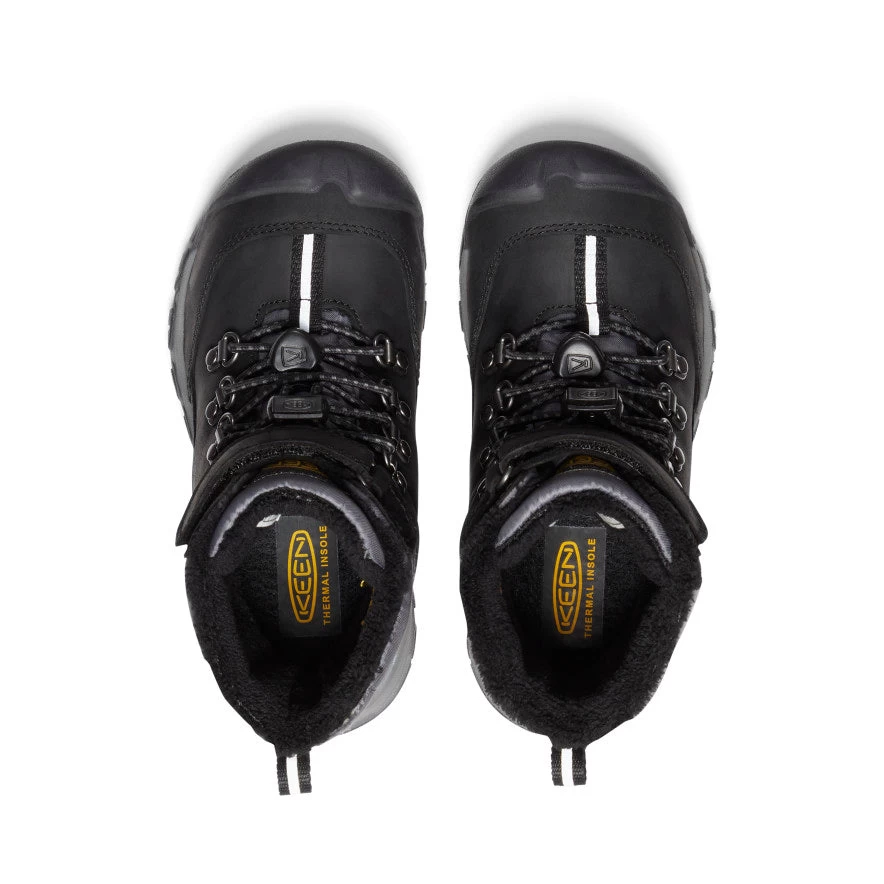 Keen Little Kids' Kanibou Waterproof Winter Boot | Black/Magnet 4 Keen Little Kids' Kanibou Waterproof Winter Boot | Black/Magnet - Image 4