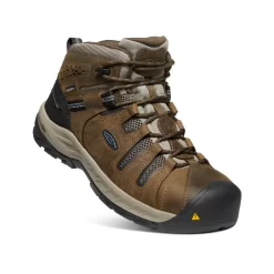Keen Men's Flint II Waterproof Boot (Steel Toe) | Cascade Brown/Orion Blue -Fashion Shoes 1835bfcfcfdee2aad2af25f0d5bbe6fbe18f033a