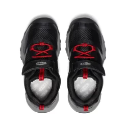 Keen Little Kids' Wanduro Waterproof Shoe | Black/Ribbon Red -Fashion Shoes 1937339f1508bbef67d46a127f6d585a9d5fa135