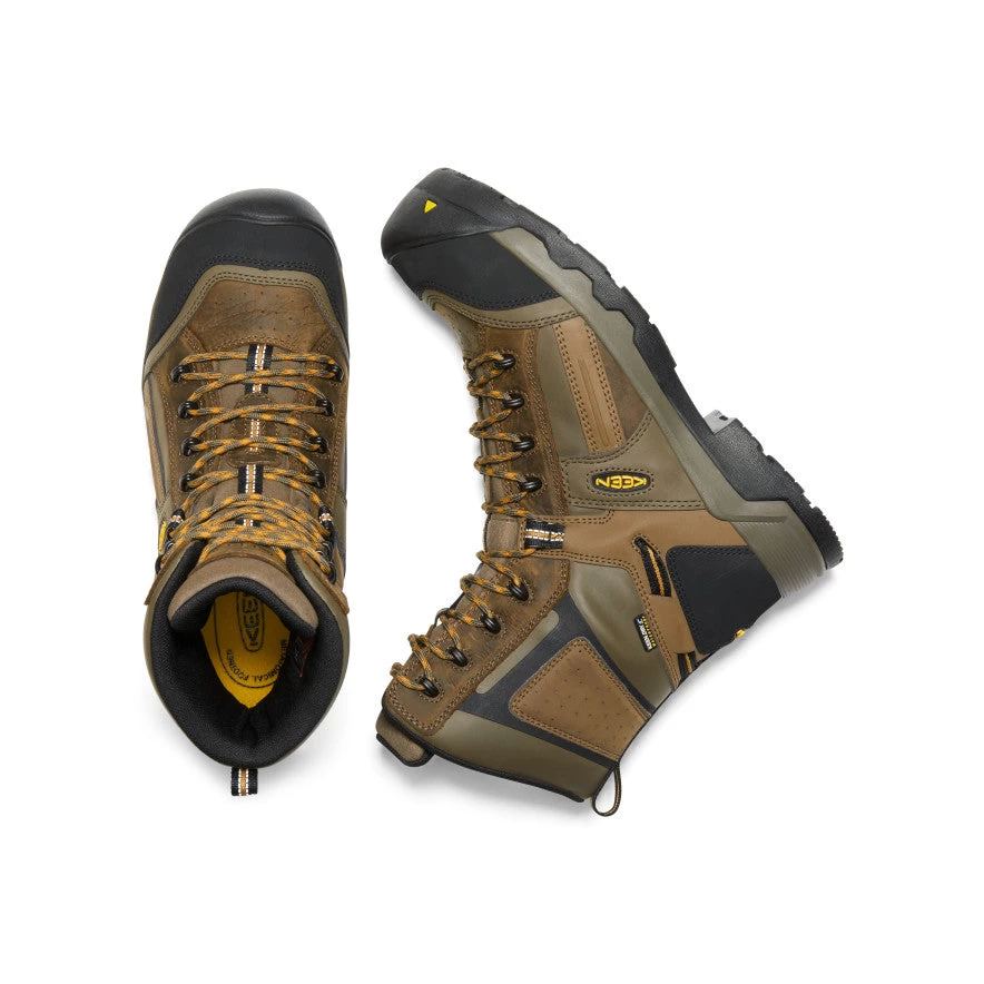 Keen Men's CSA Davenport 8" Insulated Waterproof Boot | Dark Earth/Inca Gold 4 Keen Men's CSA Davenport 8" Insulated Waterproof Boot | Dark Earth/Inca Gold - Image 4