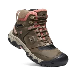 Keen Women's Ridge Flex Waterproof Boot | Timberwolf/Brick Dust -Fashion Shoes 1c8f4271f7ed0fe5756783bb065af851d17fa091