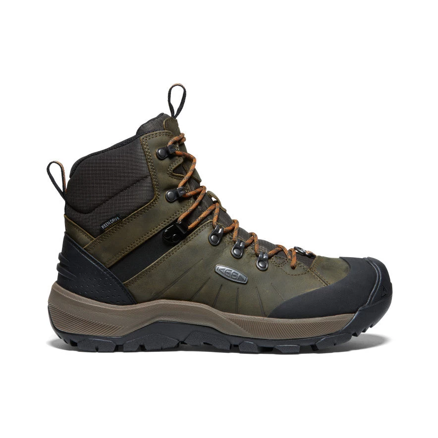 Keen Men's Revel IV Polar Waterproof Boot | Dark Olive/Marmalade 1 Keen Men's Revel IV Polar Waterproof Boot | Dark Olive/Marmalade