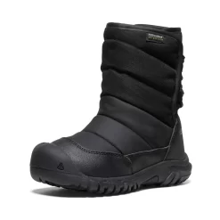 Keen Little Kids' Puffrider Waterproof Winter Boot | Black/Steel Grey -Fashion Shoes 1f9ee2125c2f3e7b07182bd0e67962ae83b97c11