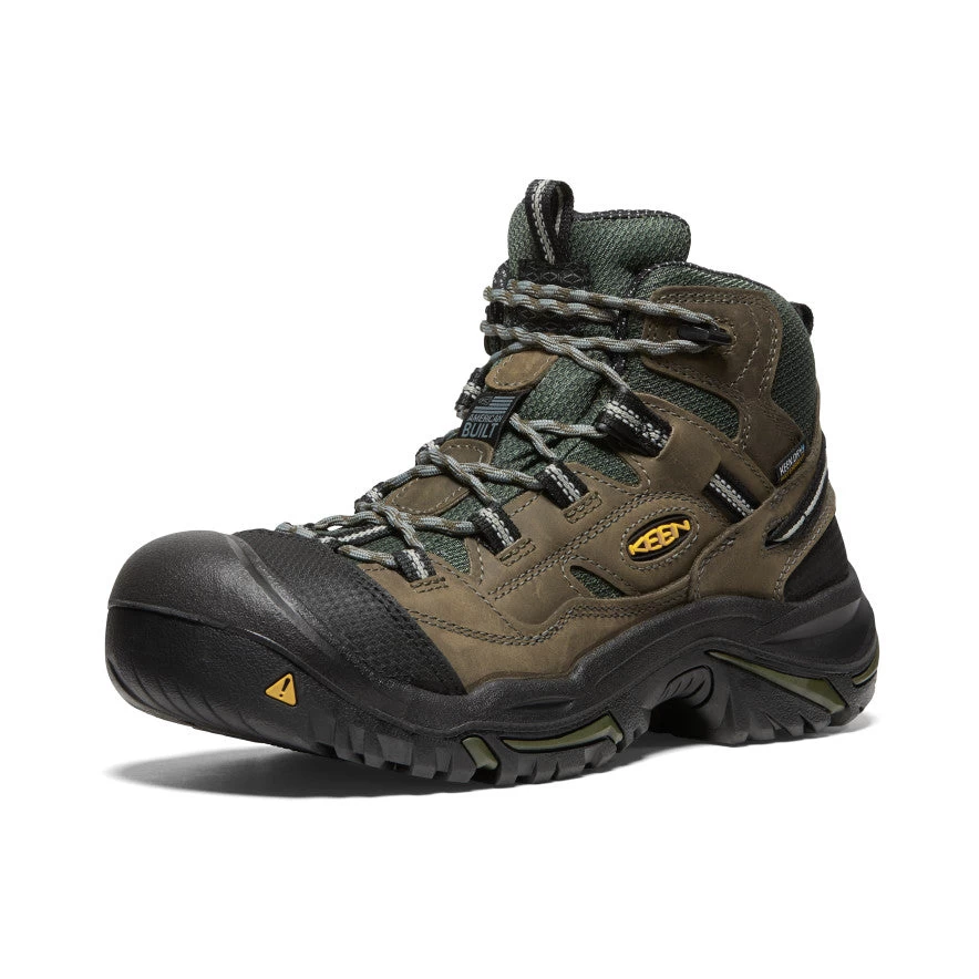 Keen Men's Braddock Waterproof Mid (Steel Toe) | Gargoyle/Forest Night 3 Keen Men's Braddock Waterproof Mid (Steel Toe) | Gargoyle/Forest Night - Image 3
