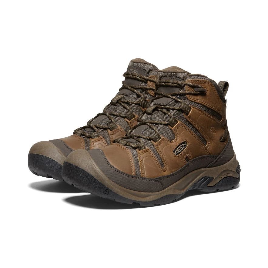 Keen Men's Circadia Waterproof Boot Wide | Bison/Brindle 2 Keen Men's Circadia Waterproof Boot Wide | Bison/Brindle - Image 2