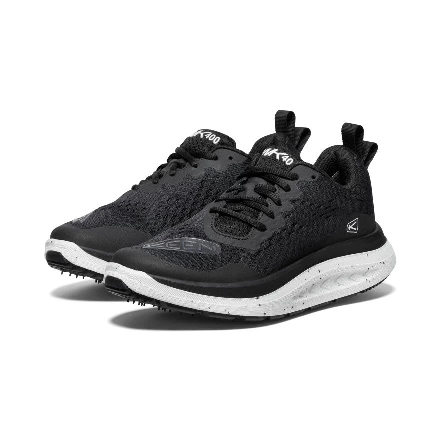Keen Women's WK400 Walking Shoe | Black/White 2 Keen Women's WK400 Walking Shoe | Black/White - Image 2