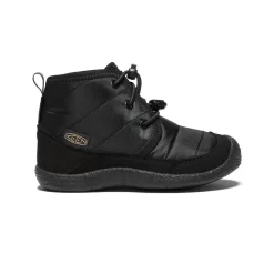 Keen Little Kids' Howser II Waterproof Chukka | Black/Black