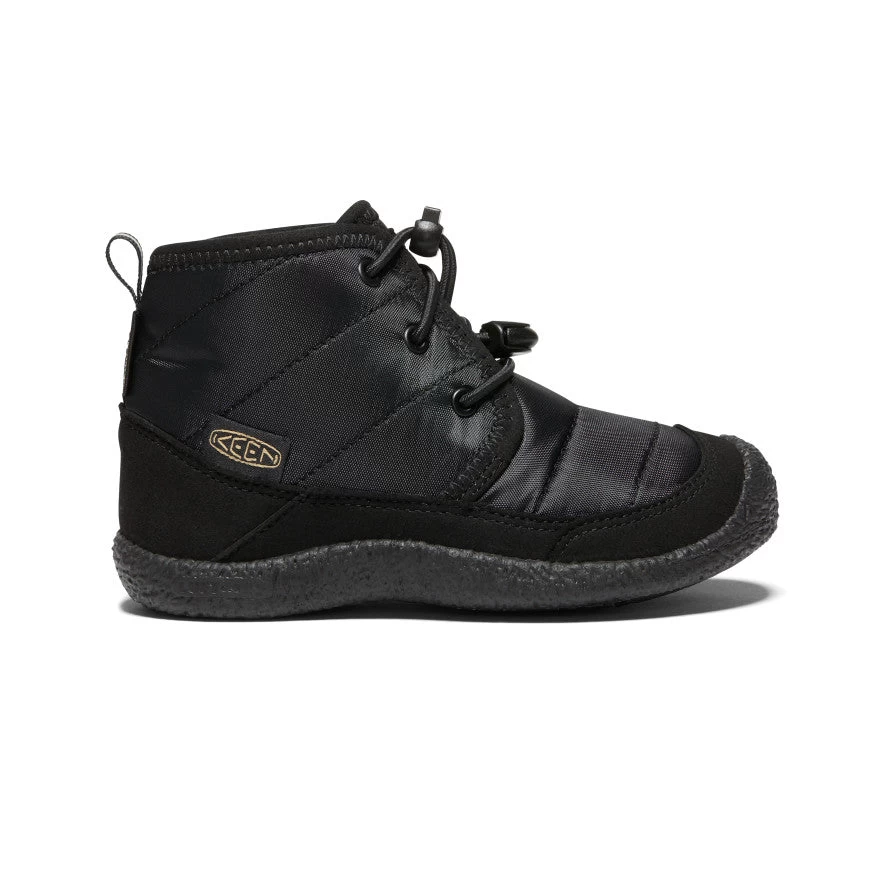 Keen Little Kids' Howser II Waterproof Chukka | Black/Black 1 Keen Little Kids' Howser II Waterproof Chukka | Black/Black