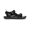 Keen Men's Drift Creek Two-Strap Sandal | Black/Steel Grey