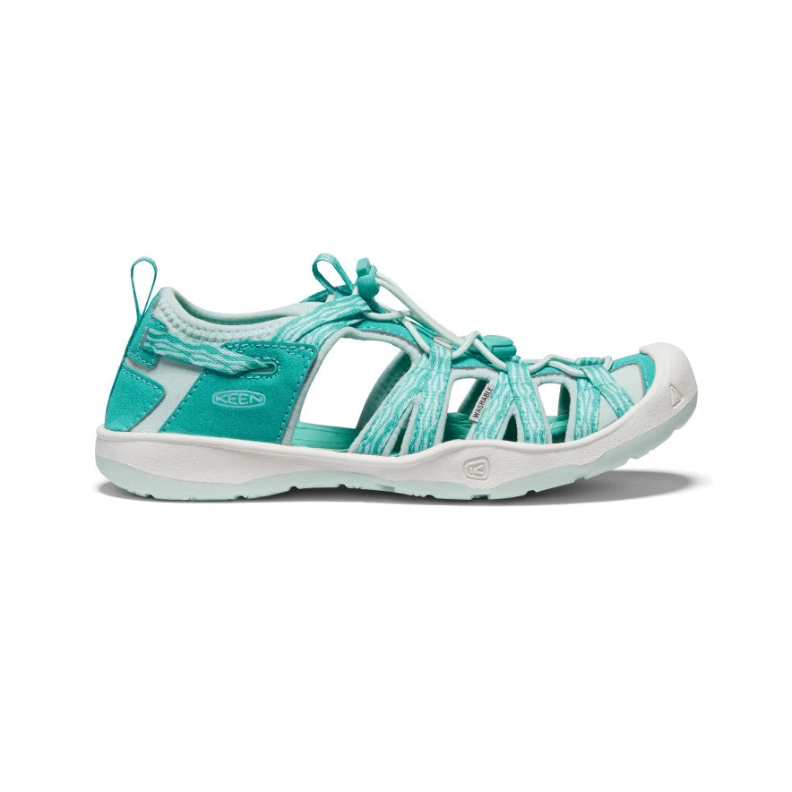 Keen Big Kids' Moxie Sandal | Waterfall/Blue Glass 1 Keen Big Kids' Moxie Sandal | Waterfall/Blue Glass