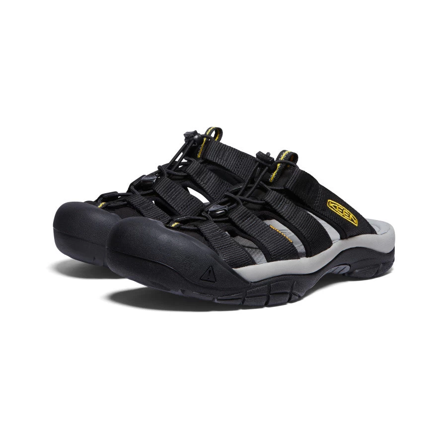 Men's Newport Slide | Black/KEEN Yellow 2 Men's Newport Slide | Black/KEEN Yellow - Image 2