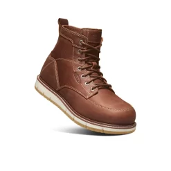 Keen Men's San Jose 6" Boot (Aluminum Toe) | Gingerbread/Gum -Fashion Shoes 31ea9d742a71b3519320a193ec582388a559a442
