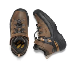 Keen Little Kids' Targhee Waterproof Boot | Dark Earth/Golden Brown -Fashion Shoes 323513bc31d06ac9c4f7e5fa0fb64b21a24119be