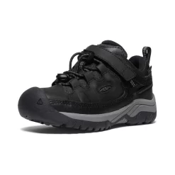 Keen Little Kids' Targhee Waterproof Shoe | Black/Steel Grey -Fashion Shoes 32bf25fd855f4c7c4b9d55a804ab558a93cb3ae7