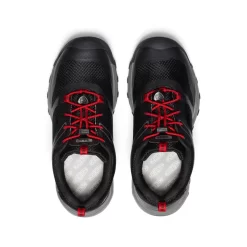 Keen Big Kids' Wanduro Waterproof Shoe | Black/Ribbon Red -Fashion Shoes 343599defeba31bd3e8c7cda6f2ab5191dccb961