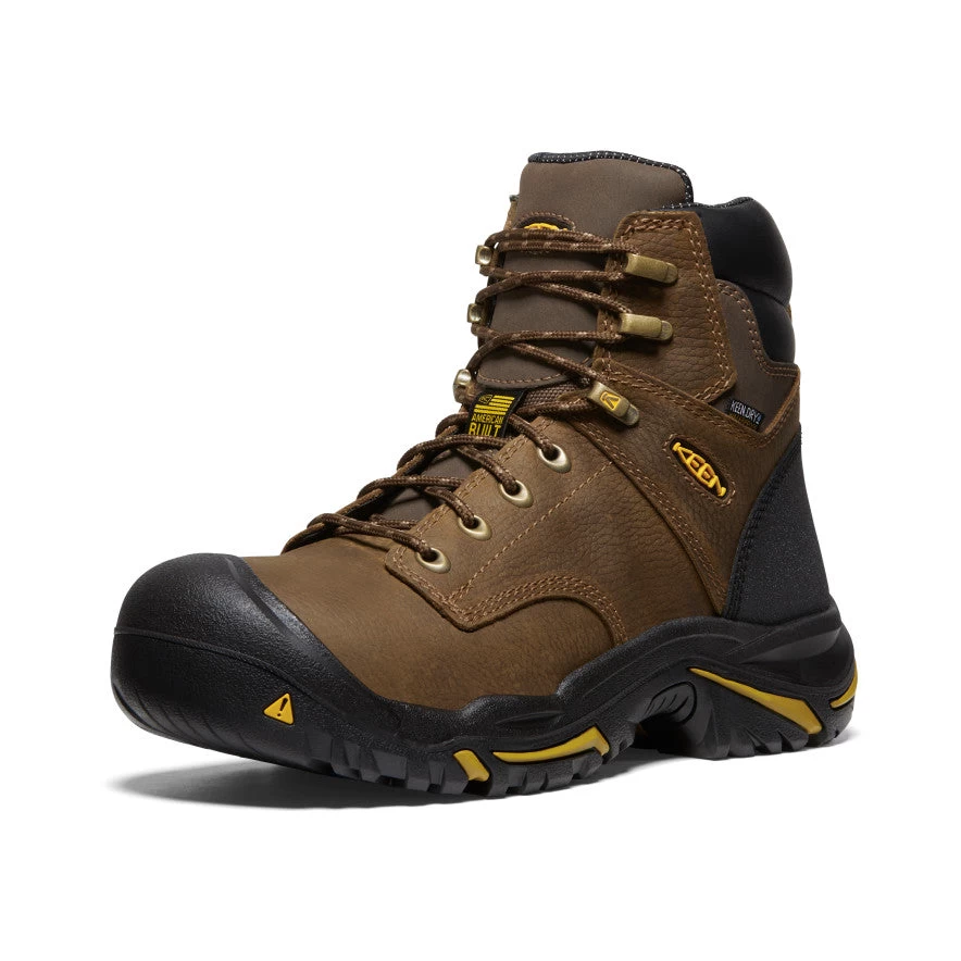 Keen Men's Mt Vernon 6" Waterproof Boot (Soft Toe) | Cascade Brown 3 Keen Men's Mt Vernon 6" Waterproof Boot (Soft Toe) | Cascade Brown - Image 3