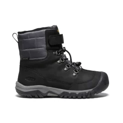 Keen Big Kids' Kanibou Waterproof Winter Boot | Black/Magnet