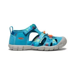 Keen Big Kids' Seacamp II CNX X Smokey Bear | Smokey Bear/Fjord Blue