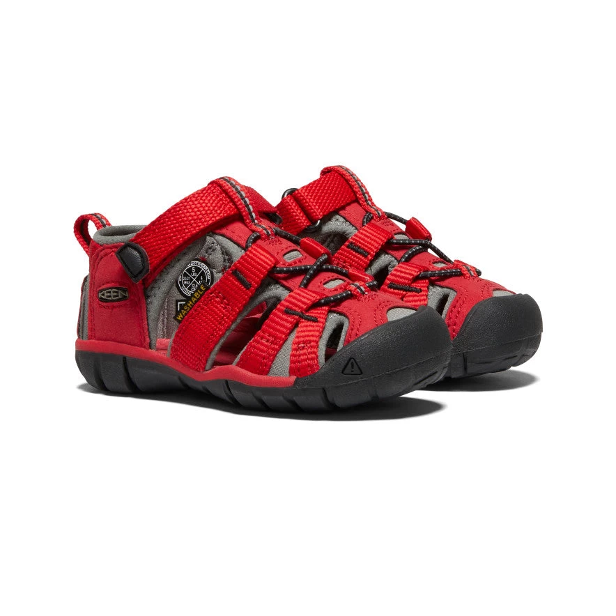 Keen Toddlers' Seacamp II CNX | Racing Red/Gargoyle 2 Keen Toddlers' Seacamp II CNX | Racing Red/Gargoyle - Image 2