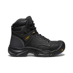 Keen Men's Mt Vernon 6" Waterproof Boot (Steel Toe) | Black
