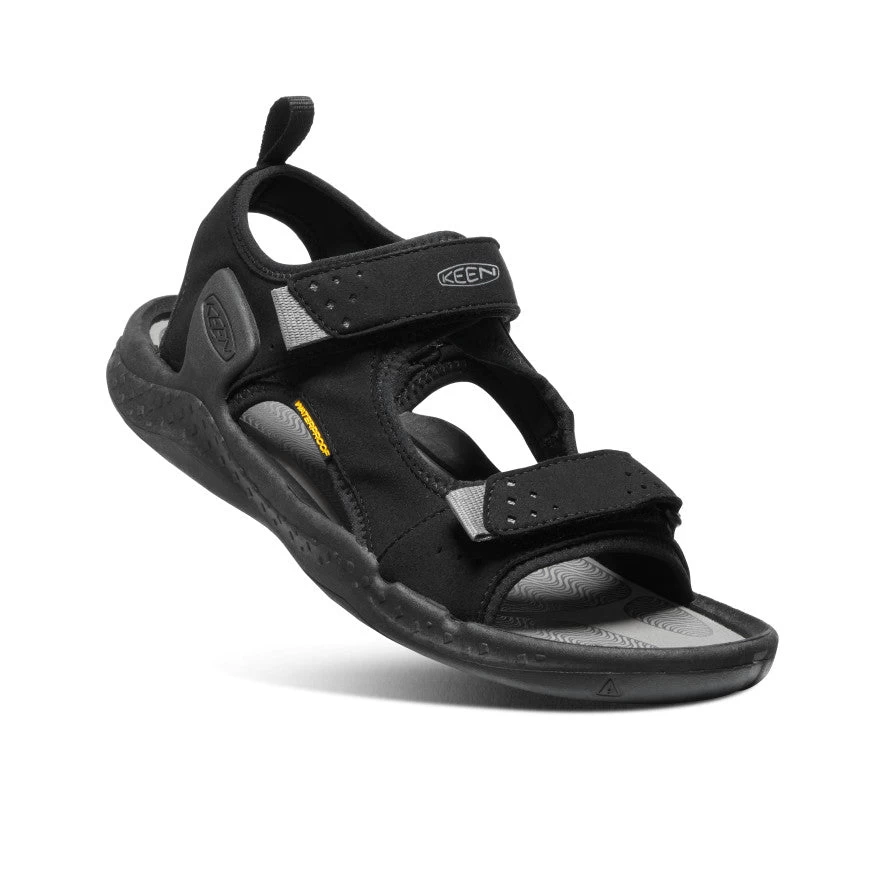 Keen Men's Drift Creek Two-Strap Sandal | Black/Steel Grey 3 Keen Men's Drift Creek Two-Strap Sandal | Black/Steel Grey - Image 3