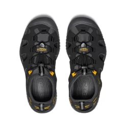 Keen Men's SOLR Sandal | Black/Gold -Fashion Shoes 4e6a676c0d2f48744ededd84c32f91c47687a7df