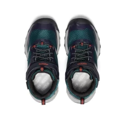 Keen Little Kids' Wanduro Waterproof Boot | Sky Captain/Sea Moss -Fashion Shoes 5074a293487269c0d66fda6a6d054605dbfc3620