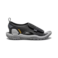 Keen Little Kids' Knotch River Open-Toe | Black/Steel Grey