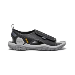 Keen Big Kids' Knotch River Open-Toe | Black/Steel Grey