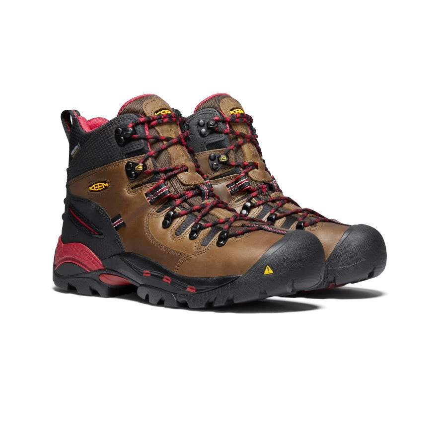 Keen Men's Pittsburgh 6" Waterproof Boot (Steel Toe) | Bison 2 Keen Men's Pittsburgh 6" Waterproof Boot (Steel Toe) | Bison - Image 2