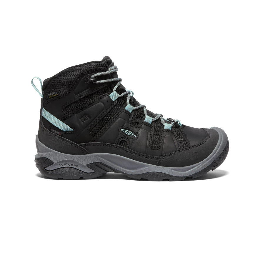 Keen Women's Circadia Polar Waterproof Boot | Black/Cloud Blue 1 Keen Women's Circadia Polar Waterproof Boot | Black/Cloud Blue