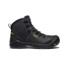 Keen Men's Dearborn 6" Waterproof Boot (Carbon-Fiber Toe) | Black/Steel Grey