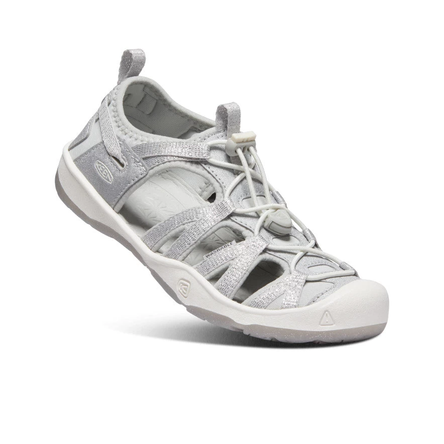 Keen Big Kids' Moxie Sandal | Silver 3 Keen Big Kids' Moxie Sandal | Silver - Image 3