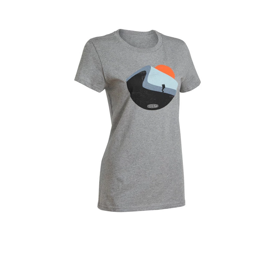 Keen Women's Hike More Tee | Medium Gray Heather 1 Keen Women's Hike More Tee | Medium Gray Heather